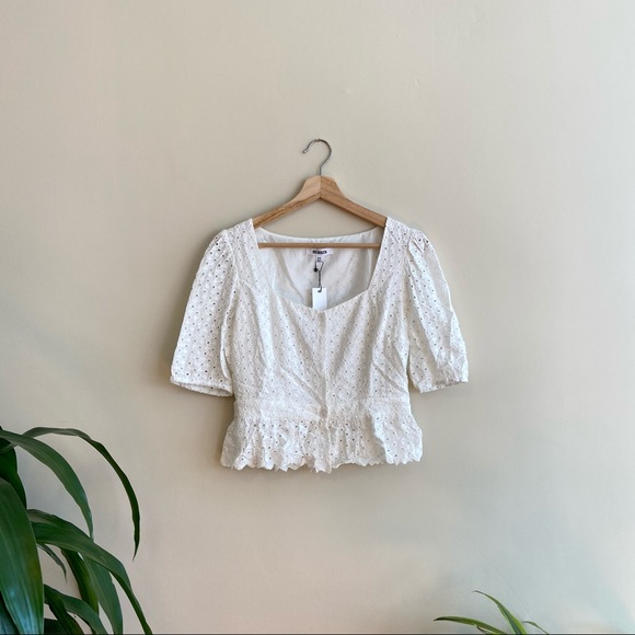 NWT BB Dakota Eyelet Top - Picture 2 of 11